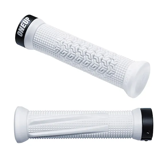 Bike Grips OneUp Goldstone Lock-on Grips white - 1