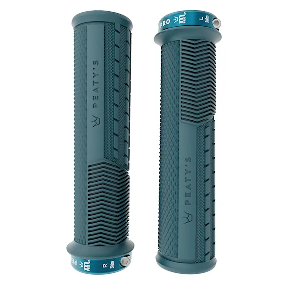 Bike Grips Peaty's Monarch Pro Knurl Thick storm - 1