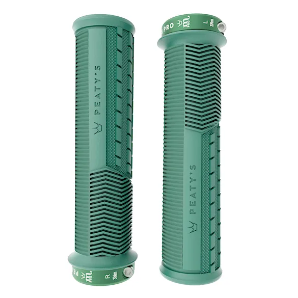 Bike gripy Peaty's Monarch Pro Knurl Thin mint - 1