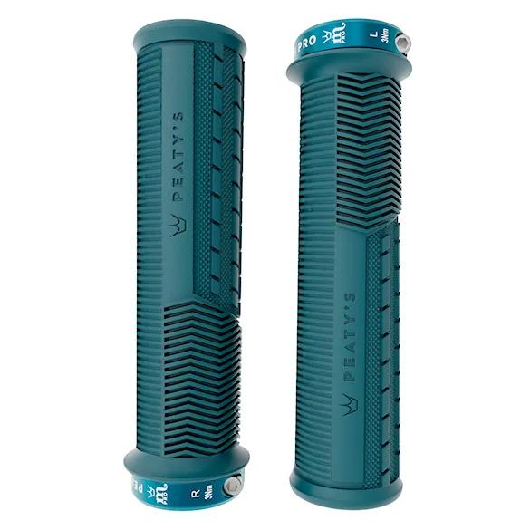 Bike gripy Peaty's Monarch Pro Knurl Thin storm - 1
