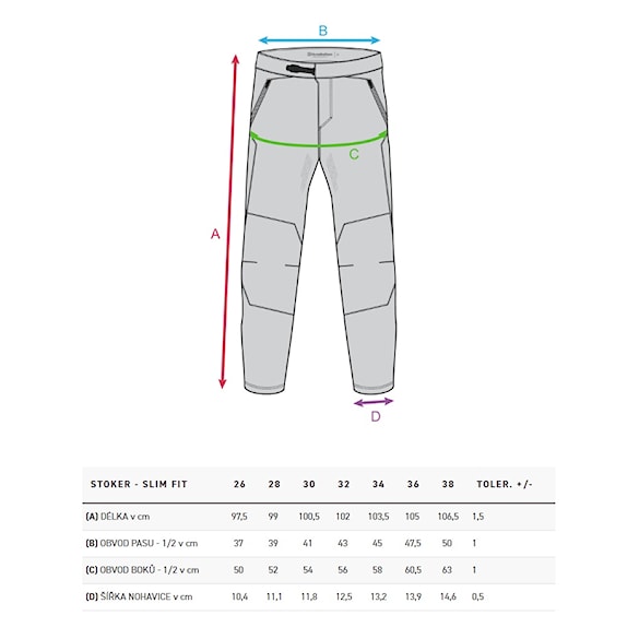 Bike nohavice Horsefeathers Stoker Pants black 2026 - 4