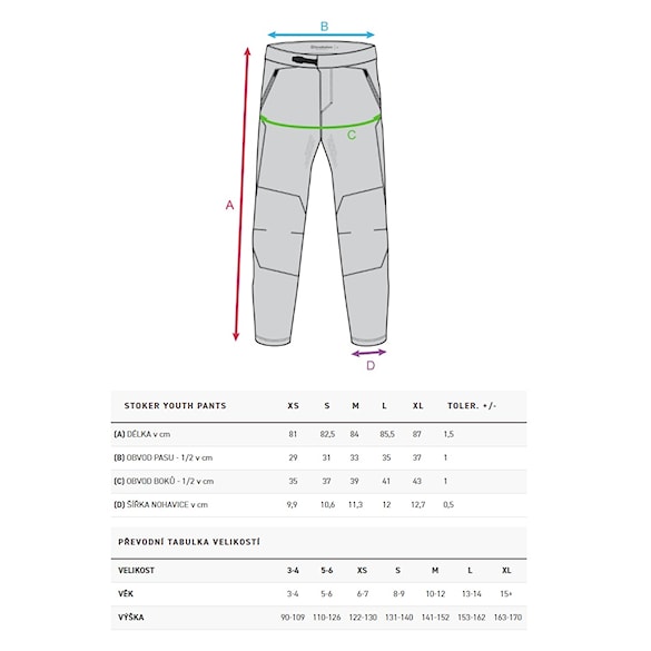 Bike nohavice Horsefeathers Stoker Youth Pants black 2026 - 5