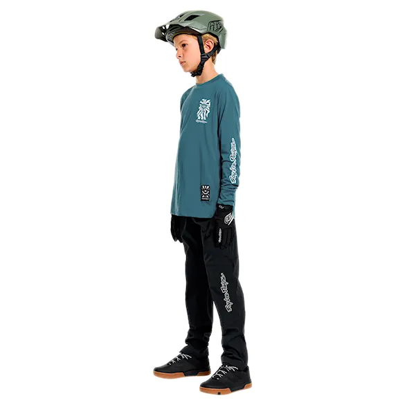 Bike nohavice Troy Lee Designs Youth Skyline Trail Pant mono black 2026 - 3