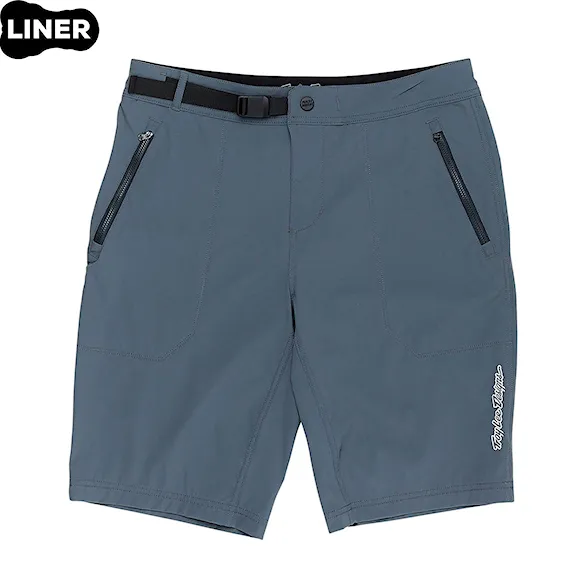Bike kraťasy Troy Lee Designs Skyline Trail W/Liner Short mono steel blue 2025 - 1