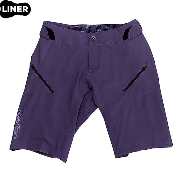 Bike Shorts Troy Lee Designs Wms Lilium W/Liner Short solid deep purple 2025 - 1