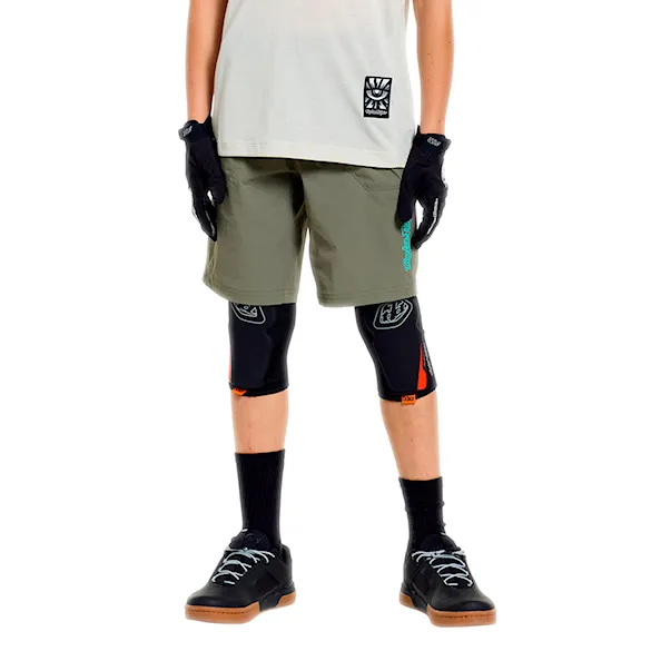 Bike Shorts Troy Lee Designs Youth Skyline Trail Short Shell mono army 2026 - 1
