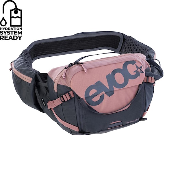 Bike ľadvinka EVOC Hip Pack Pro 3 dusty pink/carbon grey - 1