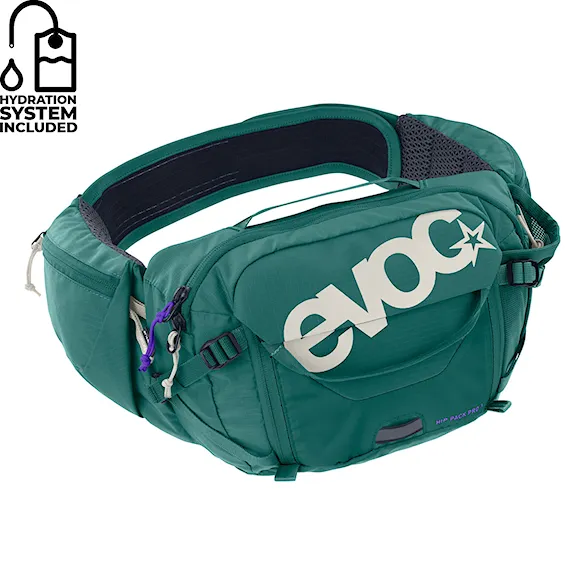 Bike ledvinka EVOC Hip Pack Pro 3 + Hydration Bladder 1,5 bottle green - 1