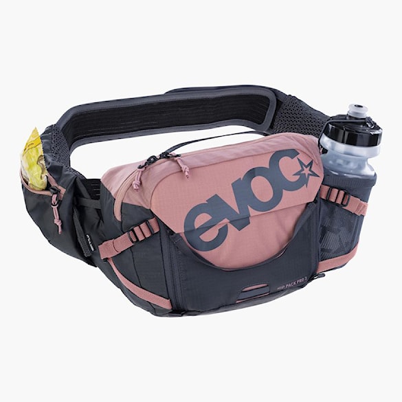 Bike ľadvinka EVOC Hip Pack Pro 3 + Hydration Bladder 1,5 dusty pink/carbon grey - 4
