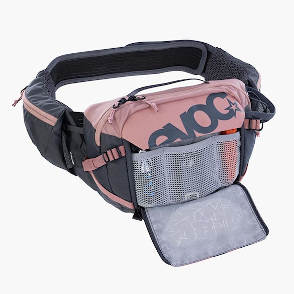 Bike ľadvinka EVOC Hip Pack Pro 3 + Hydration Bladder 1,5 dusty pink/carbon grey - 5