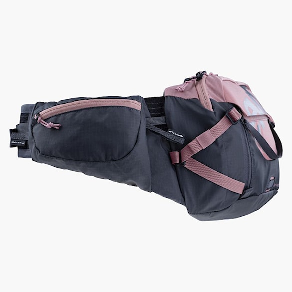 Bike ľadvinka EVOC Hip Pack Pro 3 + Hydration Bladder 1,5 dusty pink/carbon grey - 9