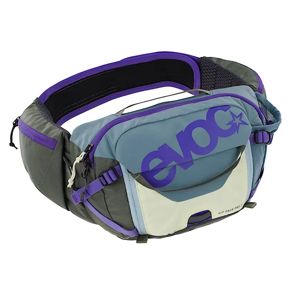 Bike Hip Bag EVOC Hip Pack Pro 3 steel/violet/dark olive - 1