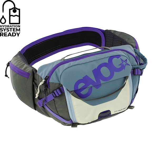 Bike nerka EVOC Hip Pack Pro 3 steel/violet/dark olive - 1