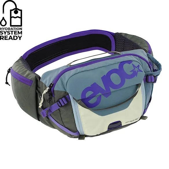 Bike nerka EVOC Hip Pack Pro 3 steel/violet/dark olive - 1