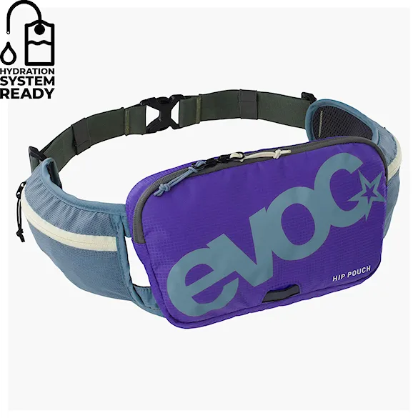 Bike ledvinka EVOC Hip Pouch steel/violet/dark olive - 1