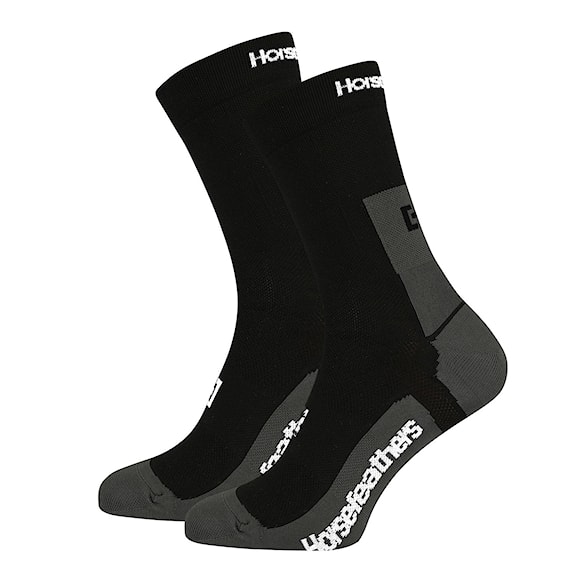 Bike Socks Horsefeathers Cadence Long black 2026 - 1