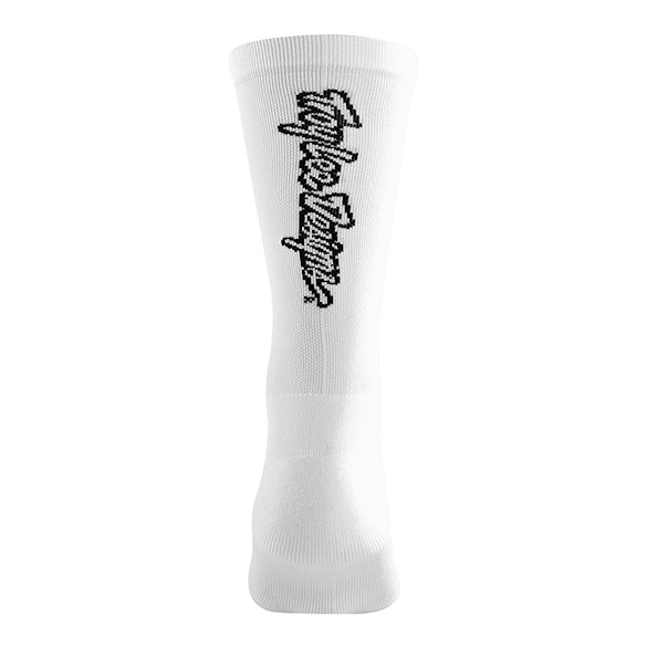 Bike skarpetki Troy Lee Designs Performance Sock Signature white 2024 - 2