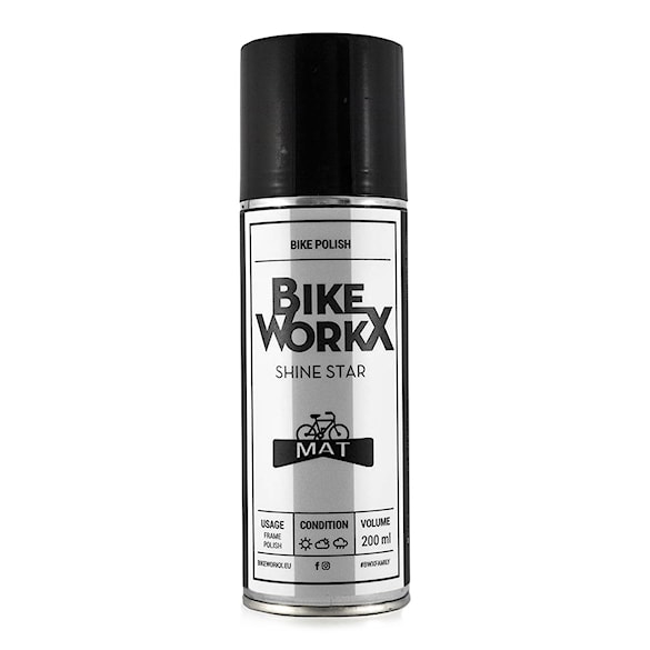 Środek czyszczący Bikeworkx Shine Star Mat Spray 200 ml - 1