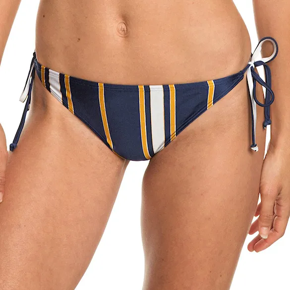 Plavky Roxy Romantic Senses Bottom medieval blue macy stripe swim 2019 - 2