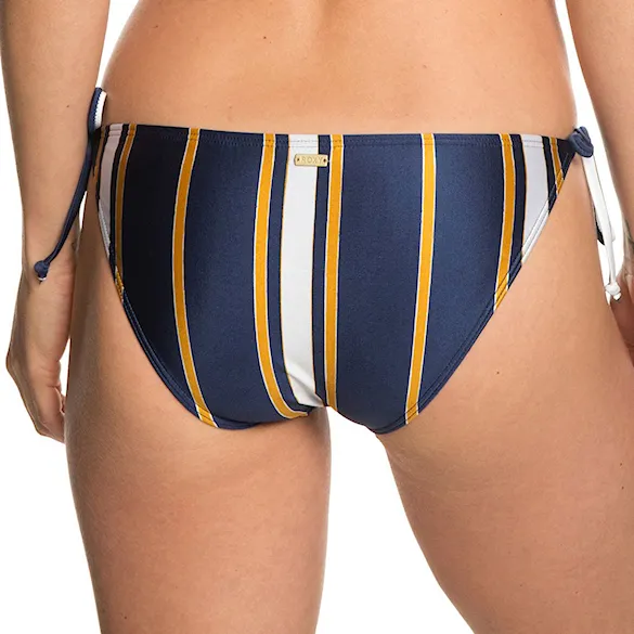 Plavky Roxy Romantic Senses Bottom medieval blue macy stripe swim 2019 - 4