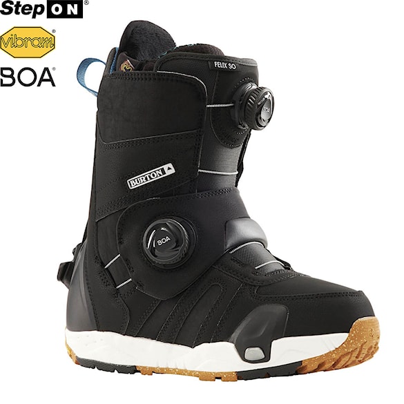 Topánky na snowboard Burton Felix Step On black 2025 - 1
