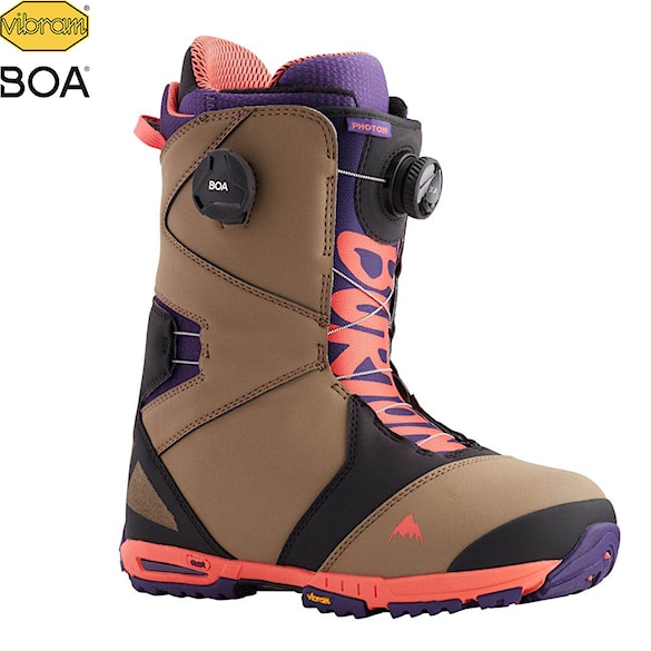 Boty na snowboard Burton Photon Boa ash/purple/pop red 2021 - 1