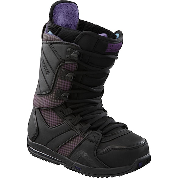 Zimní boty Burton Sapphire black/plaid - 1