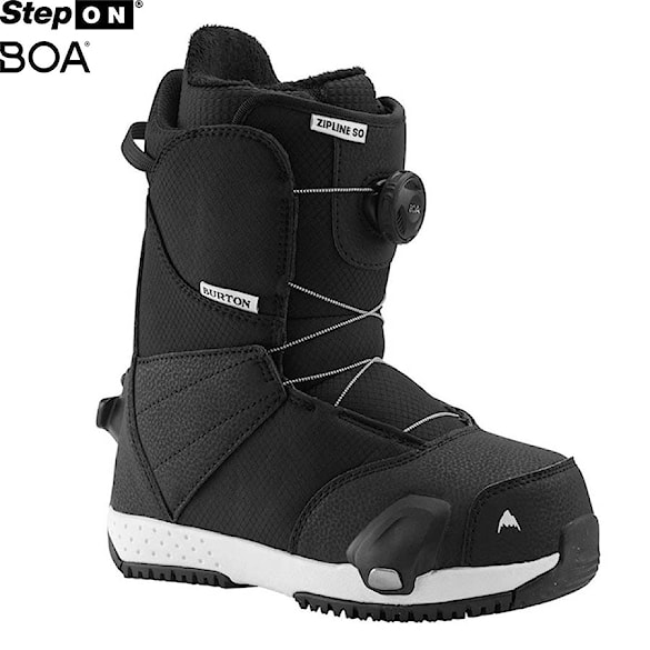 Topánky na snowboard Burton Zipline Step On black 2024 - 1