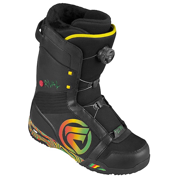 Zimní boty Flow Rival Boa black/rasta 2013 - 1