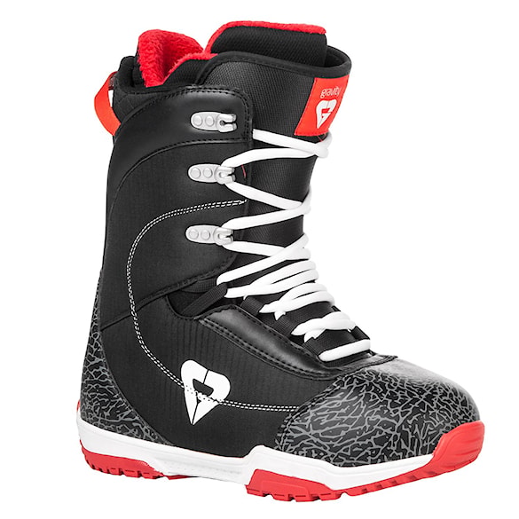 Boty na snowboard Gravity Aura black/red 2017 - 1