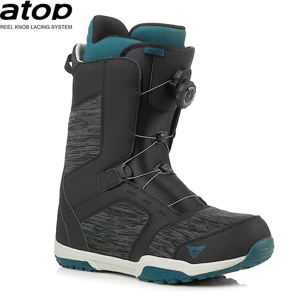 Boty na snowboard Gravity Recon Atop black/blue 2019 - 1