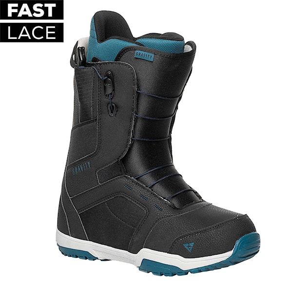 Buty snowboardowe Gravity Recon Fast Lace black 2018 - 1