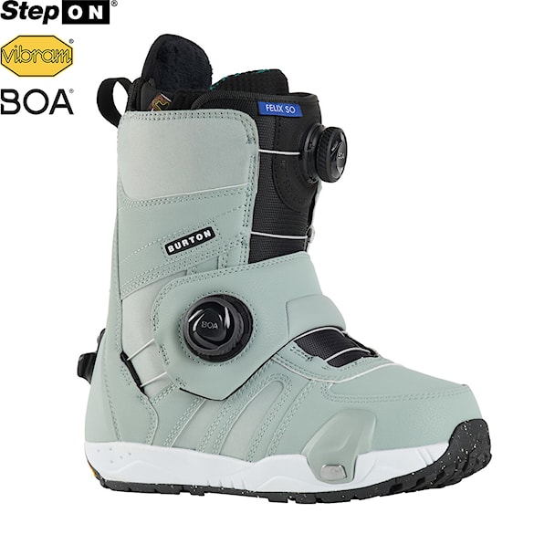 Boty na snowboard Burton Felix Step On petrol green 2025 - 1
