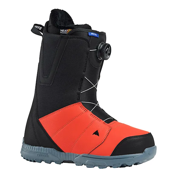 Snowboard Boots Burton Moto Boa black/fiesta red 2026 - 1