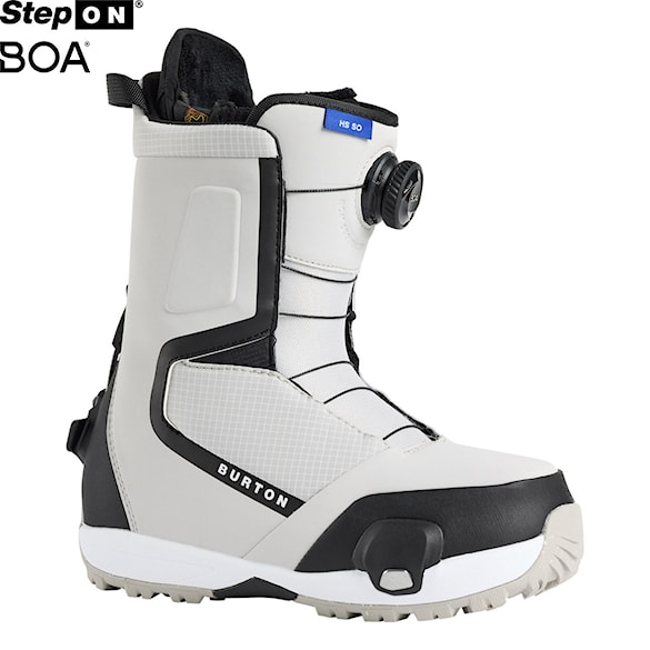 Topánky na snowboard Burton Wms Highshot Step On grey cloud 2026 - 1