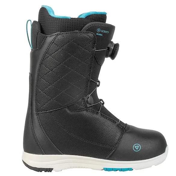 Buty snowboardowe Gravity Aura MOZ black/teal 2027 - 3