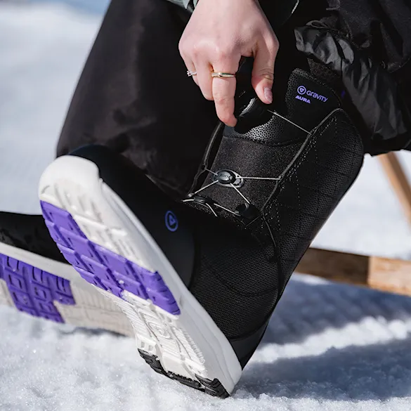 Boty na snowboard Gravity Aura MOZ black/violet 2027 - 6