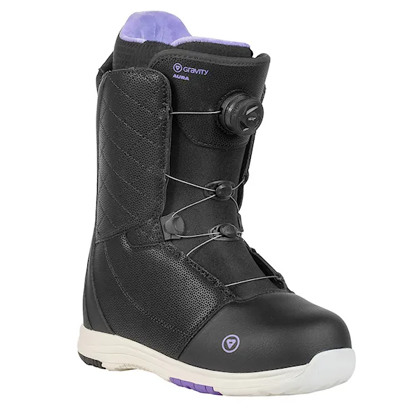 Buty snowboardowe Gravity Aura MOZ black/violet 2027 - 1
