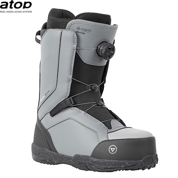 Topánky na snowboard Gravity Recon Atop charcoal 2026 - 1