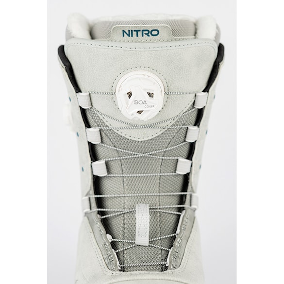 Buty snowboardowe Nitro Crown BOA light grey 2026 - 4