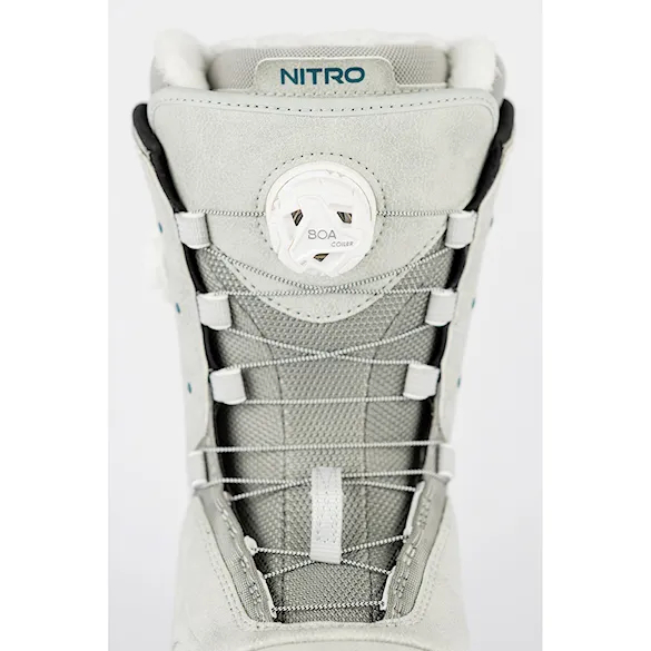 Buty snowboardowe Nitro Crown BOA light grey 2026 - 4