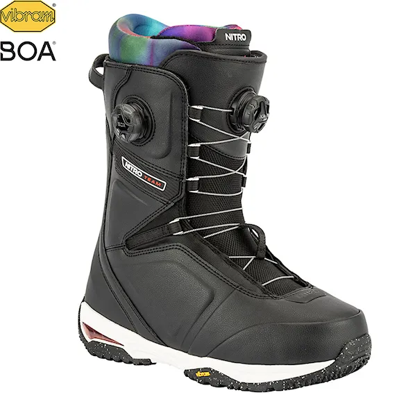 Topánky na snowboard Nitro Team BOA black-tie dye 2026 - 1
