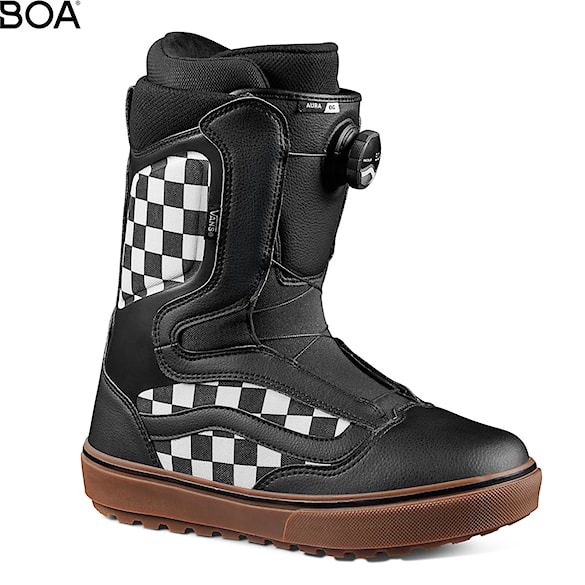 Boty na snowboard Vans Aura OG checkerboard black/gum 2024 - 1