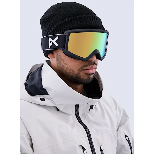 Snowboardové brýle Anon Helix 2.0 black | perceive variable green+amber 2025 - 5