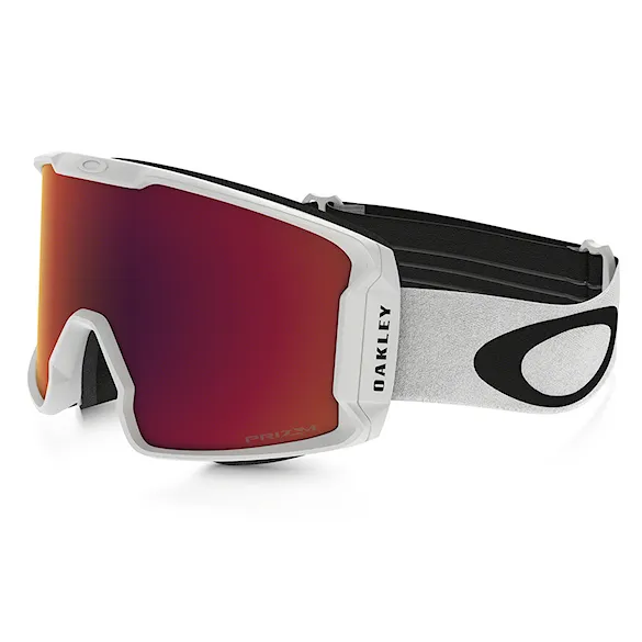 Snowboard Goggles Oakley Line Miner L matte white | prizm torch iridium 2026 - 1