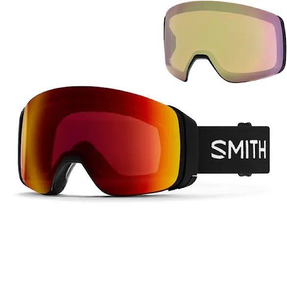Gogle snowboardowe Smith 4D Mag black | cp ed red mirror+cp storm yellow flash 2026 - 1