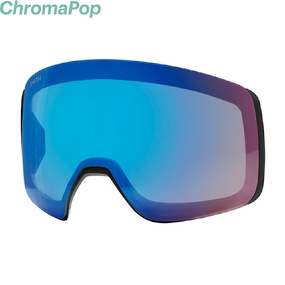 Snowboardové okuliare Smith 4D Mag black | cp sun green mirror +cp storm rose flash 2026 - 4