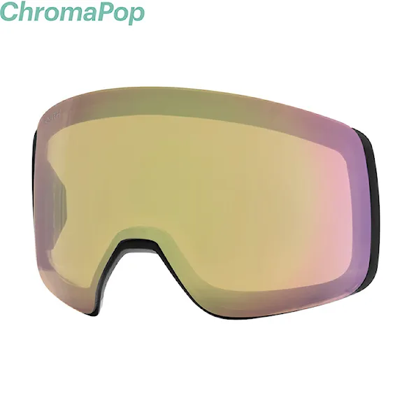 Gogle snowboardowe Smith 4D Mag black | cp ed red mirror+cp storm yellow flash 2026 - 4