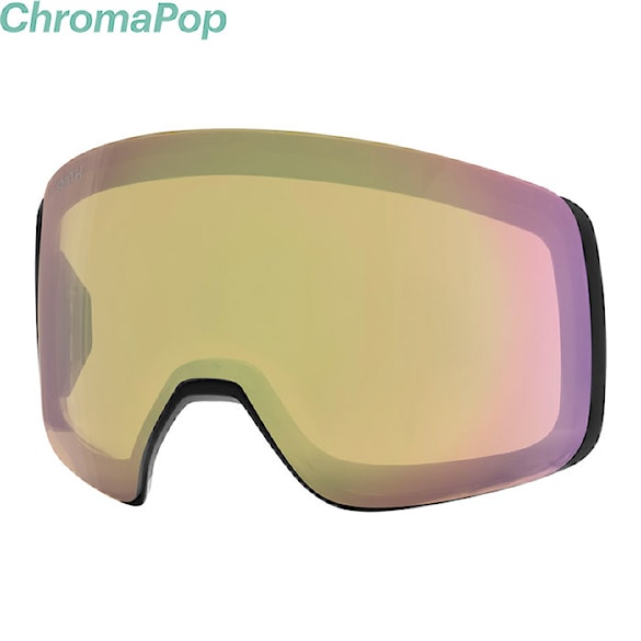 Snowboardové okuliare Smith 4D Mag black | cp sun red mirror+cp storm yellow flash 2026 - 3