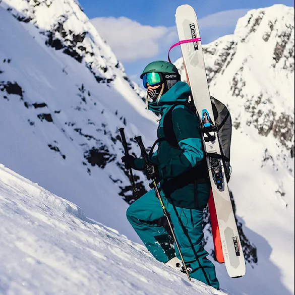 Gogle snowboardowe Smith 4D Mag S black | cp sun green mirror + cp storm blue sensor mirror 2026 - 6